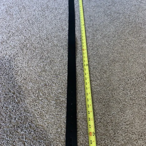 Harley-Davidson Men's XL 42/44 Pebbled Genuine Leather Belt, Black New - Picture 10 of 10